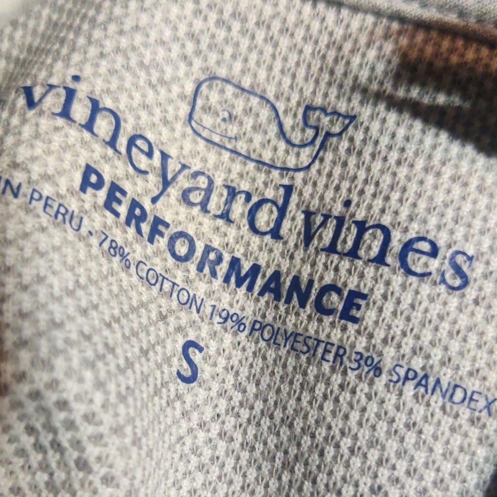Vineyard Vines Men's Light Gray Long Sleeve Salwater Hoodie Nwt Size Small - Picture 6 of 8